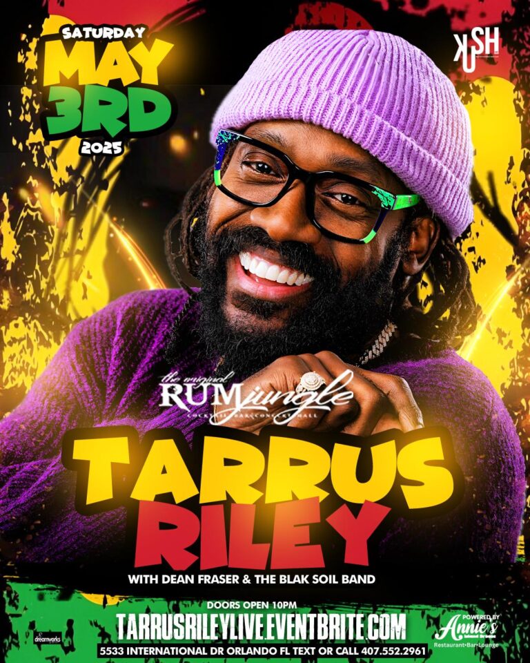 “TARRUS RILEY with Dean Fraser and The Blak Soil Band”